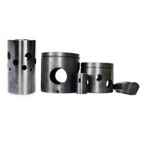 Tungsten carbide flow cages for valve parts in oil and gas industry